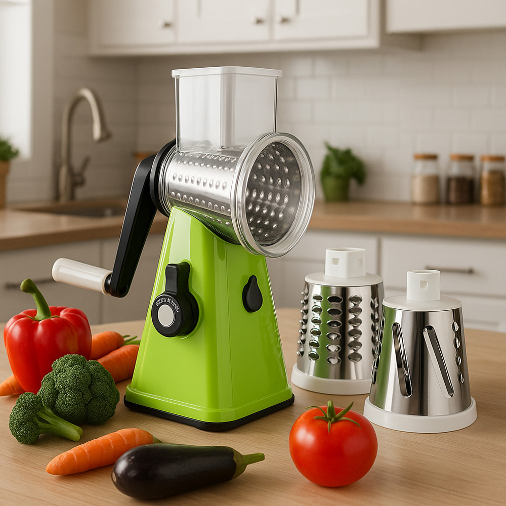 Avilo Table Top Hand Crank Cutter and Slicer | Wilko