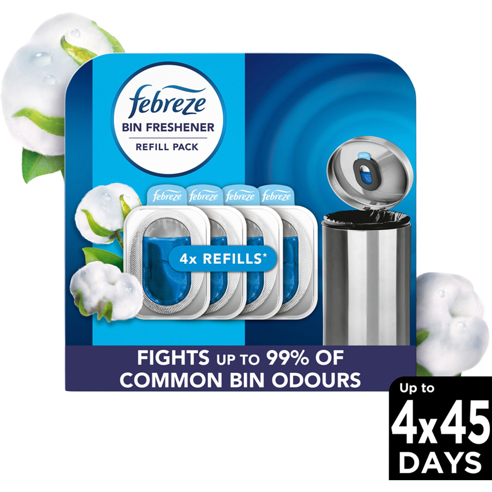 Febreze Bin Fresh Refill Pack Cotton Fresh Image 8