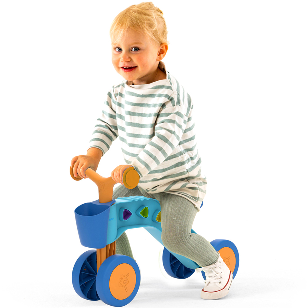 Chillafish Itsibitsi Blocks Light Blue Orange 4 Wheel Ride On Image 5