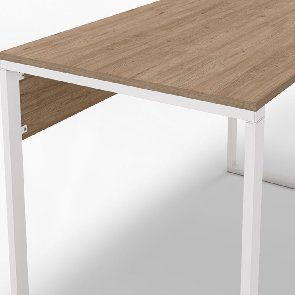 Decortie Inna Modern Multipurpose Computer Desk Oak Image 3