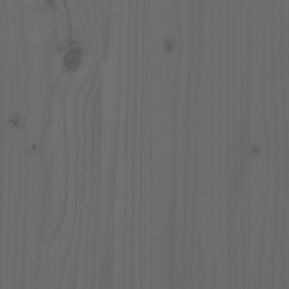 vidaXL 8 Drawer Grey Solid Pine Wood Sideboard Image 7