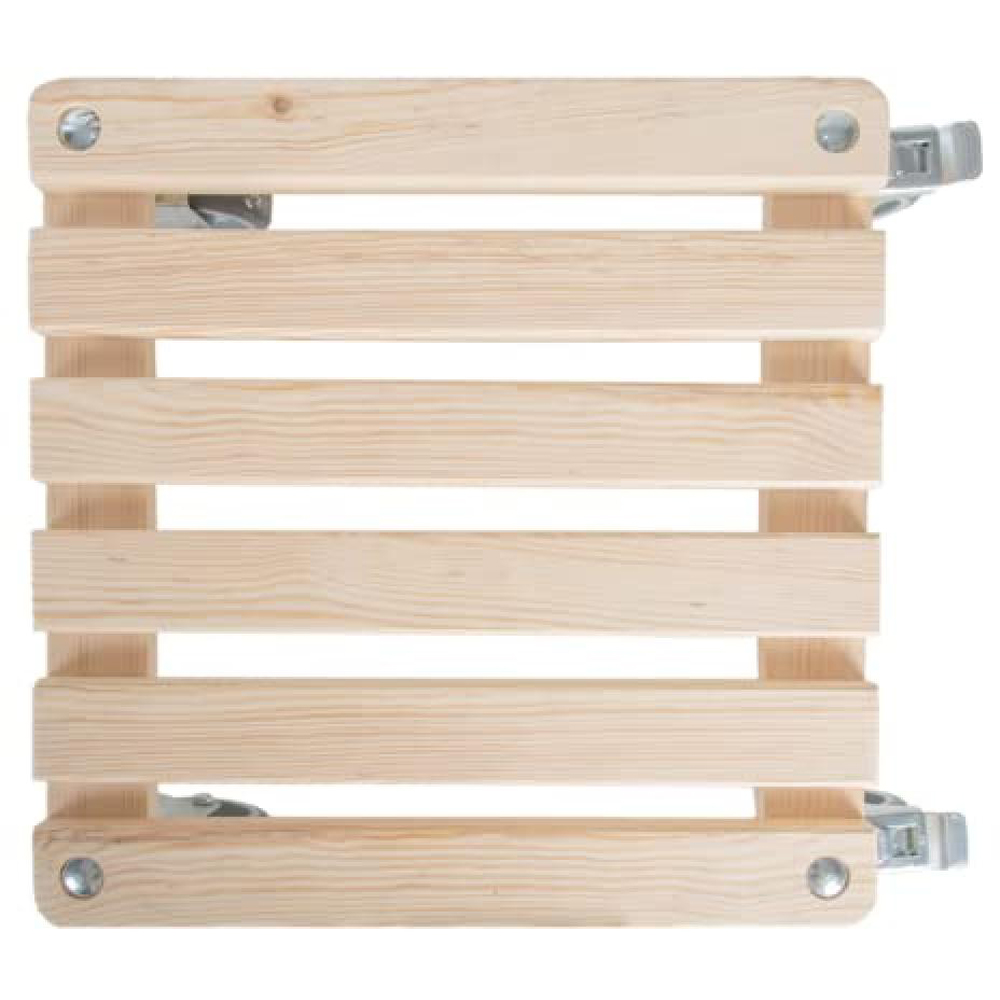 Fallen Fruits Wooden Square Plant Trolley Image 3