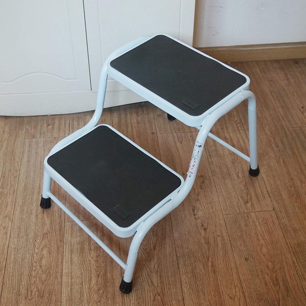 Gr8 Home Double Step Non Slip Steel Caravan Stool Image 2