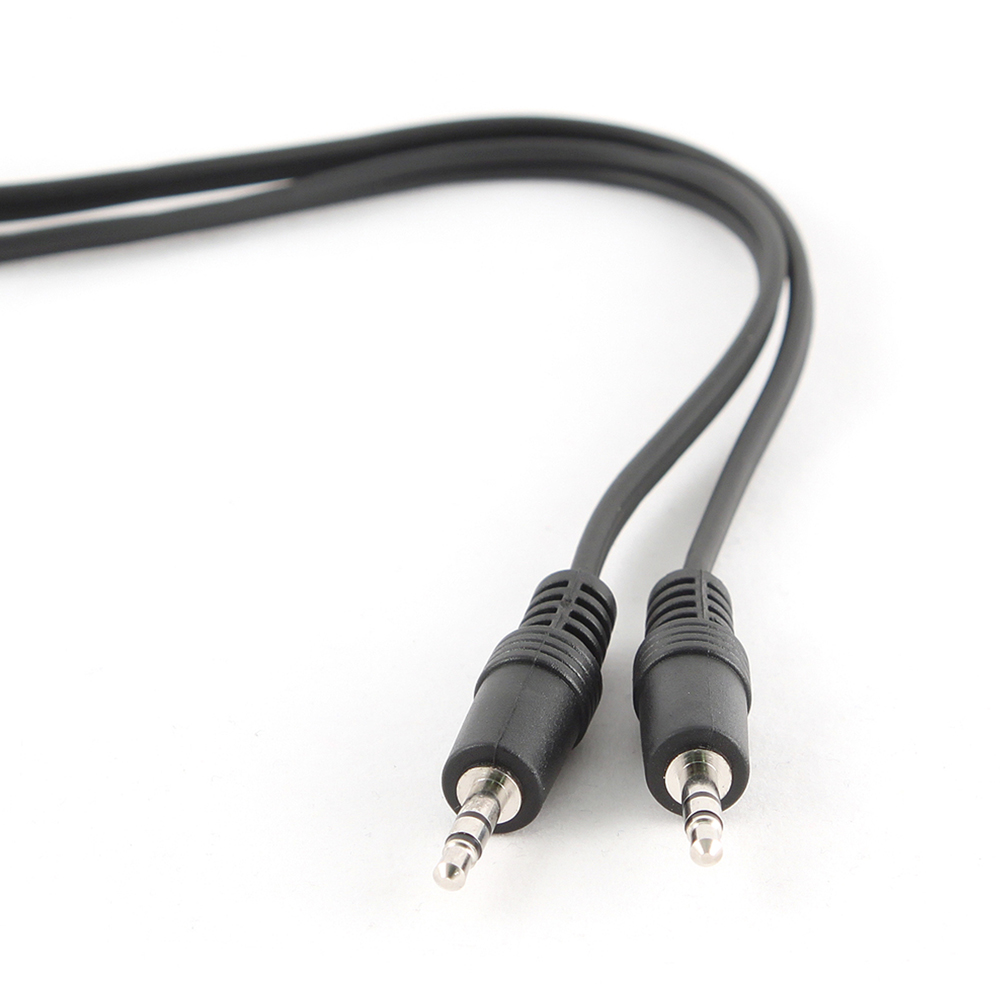 Cablexpert Black 3.5mm Male Jack to 3.5mm Male Jack Audio Cable 1.2m Image 2