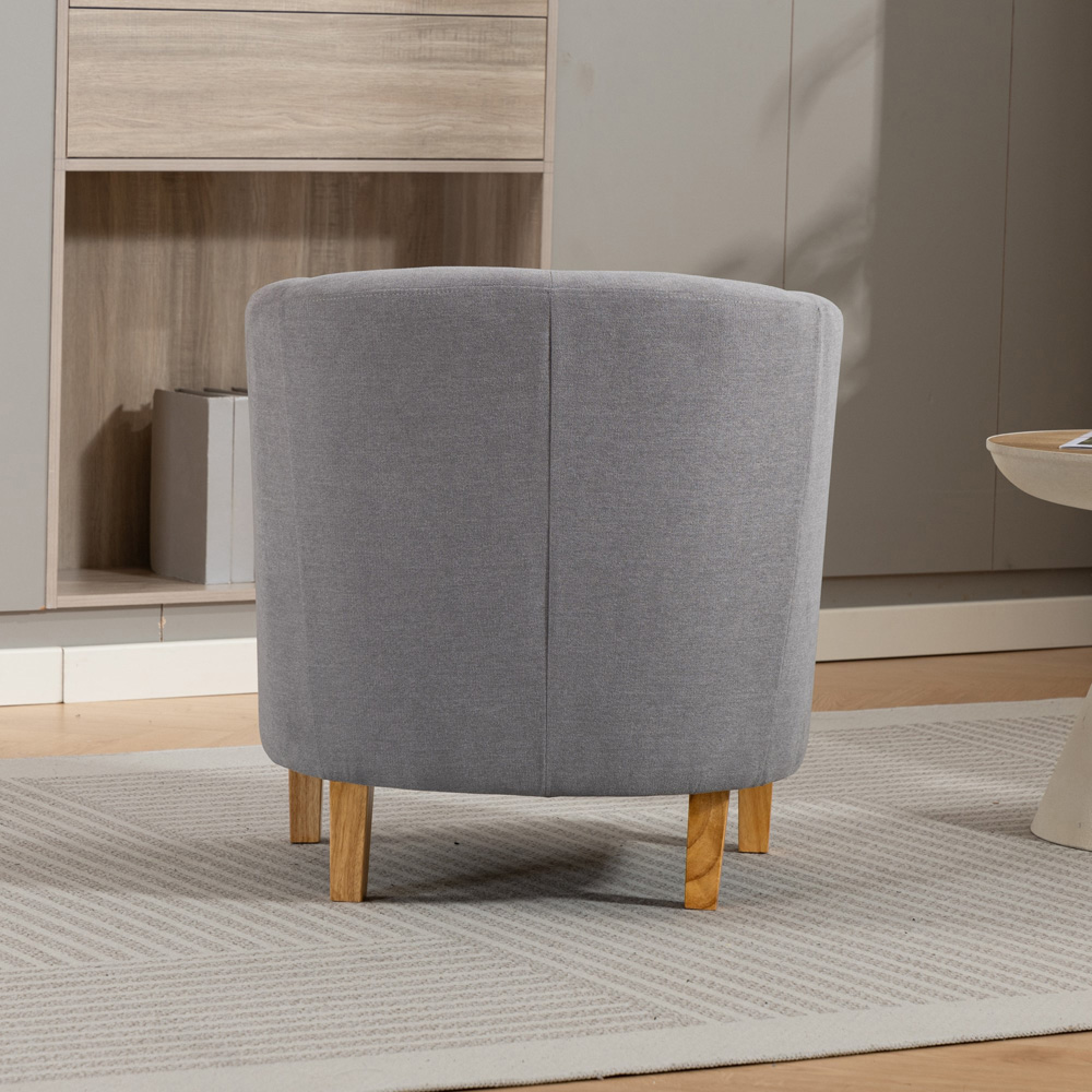 Artemis Home Millie Grey Fabric Accent Chair Image 6