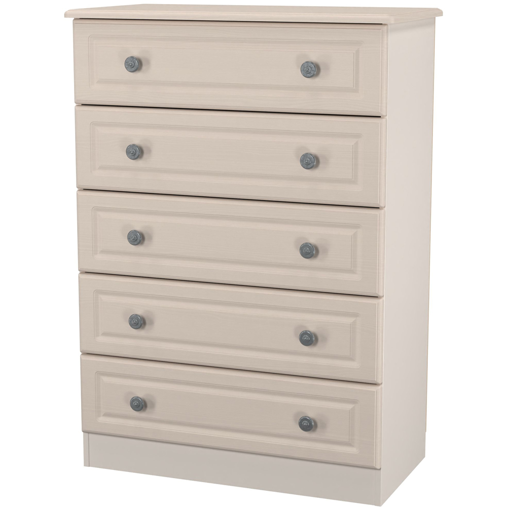 Crowndale Pembroke 5 Drawer Kashmir Ash Chest of Drawers Ready Assembled Image 3