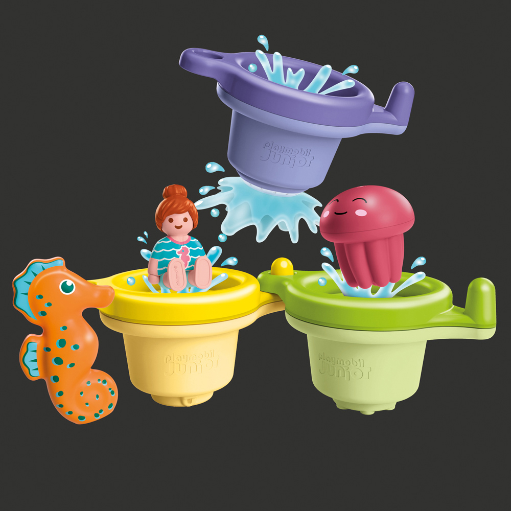 Playmobil Junior Aqua Floating Cups with Water Fun Playset Image 4
