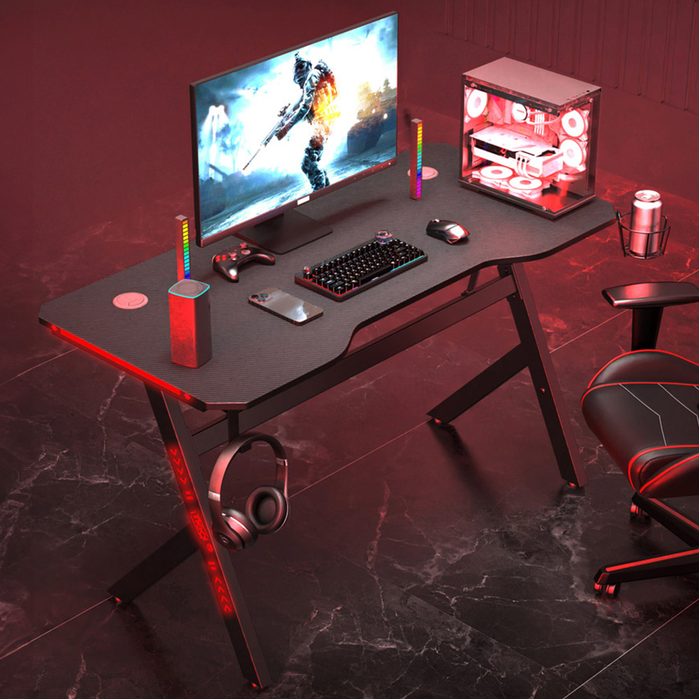 Neo Model 1 Gaming Desk with LED Lights Image 1