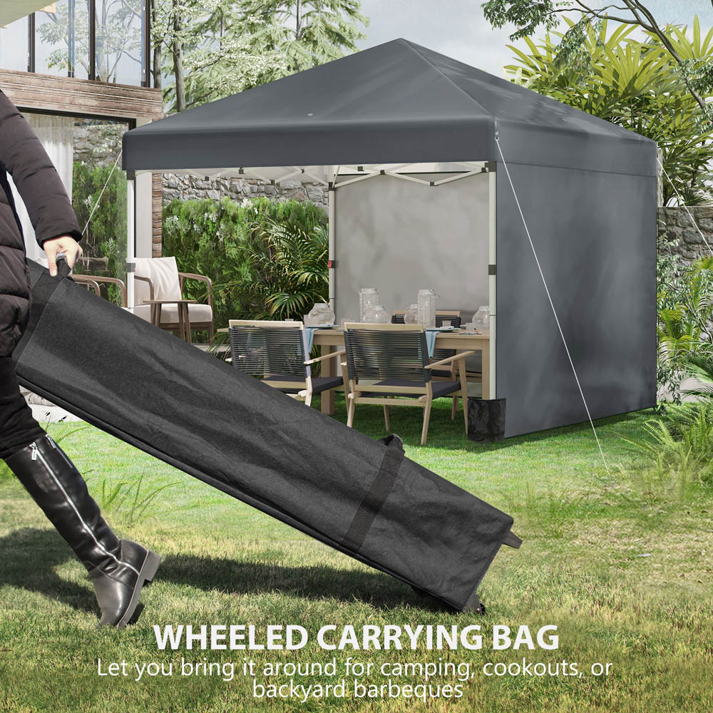 Outsunny 3 x 3m Grey Pop Up Gazebo Image 4