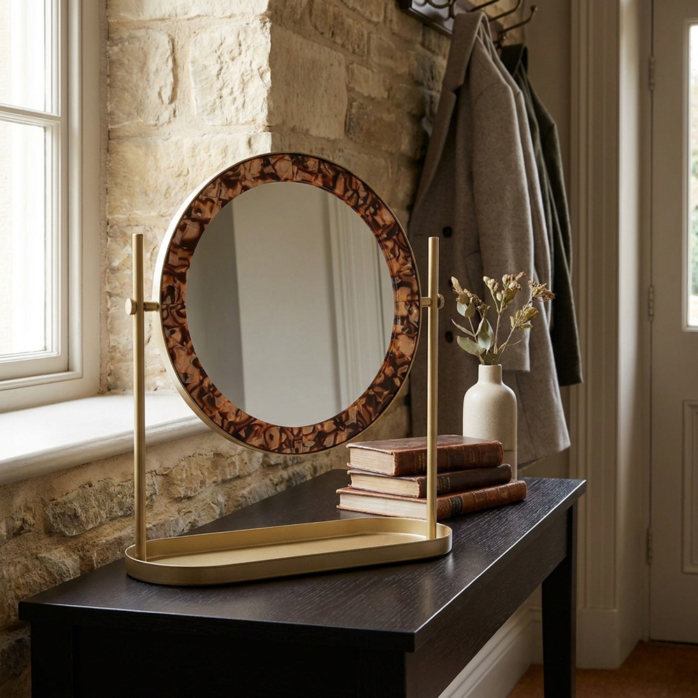 Tortoiseshell Desktop Mirror Image 2
