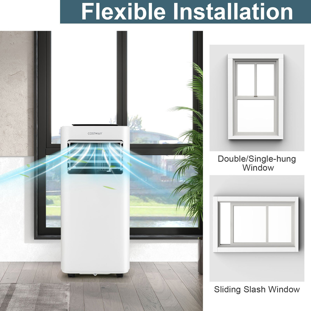 Costway 9000BTU 4 in 1 Portable AC Unit with Remote and App Control Image 6