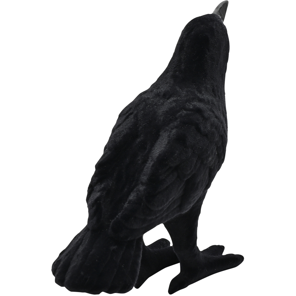 Hocus Pocus Halloween Flocked Crow Image 4