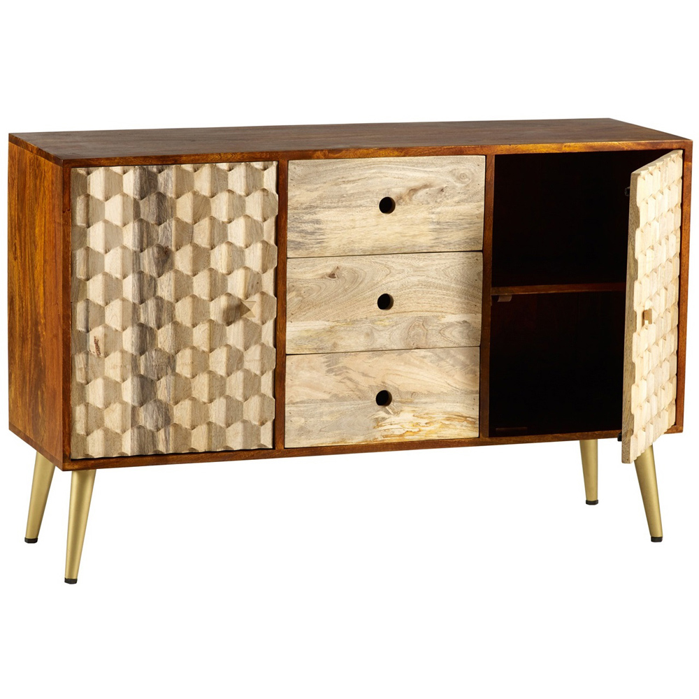 Brooklyn Cotati 2 Door 3 Drawer Large Sideboard Image 4