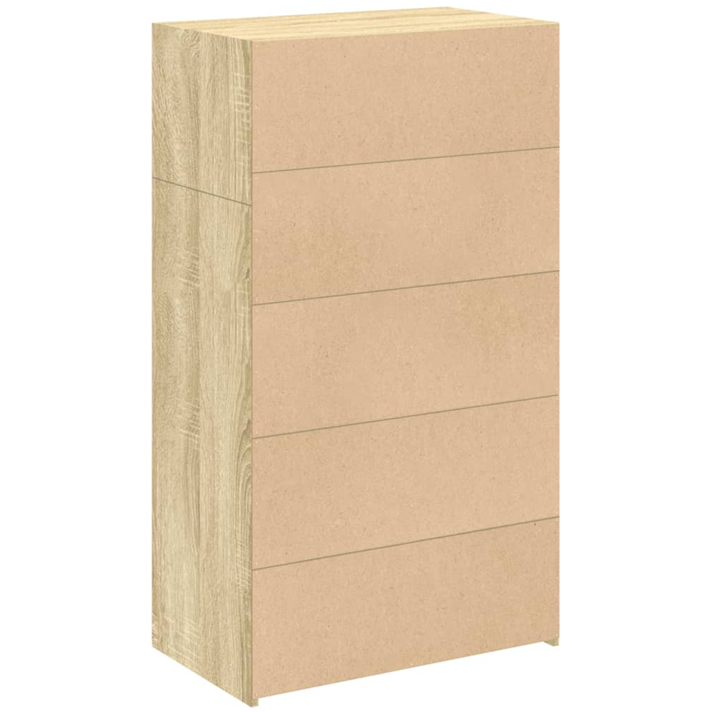 vidaXL 4 Shelf Sonoma Oak Highboard Image 6