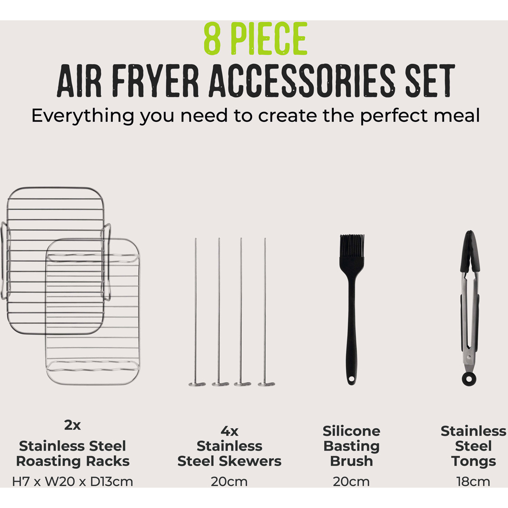 Tower Air Fryer Accessories Set 8 Piece Image 7