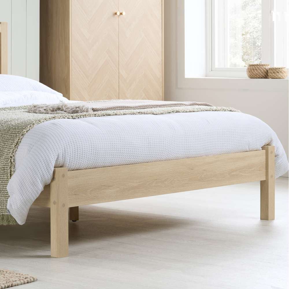Birlea Herringford Double Oak Bed Image 7