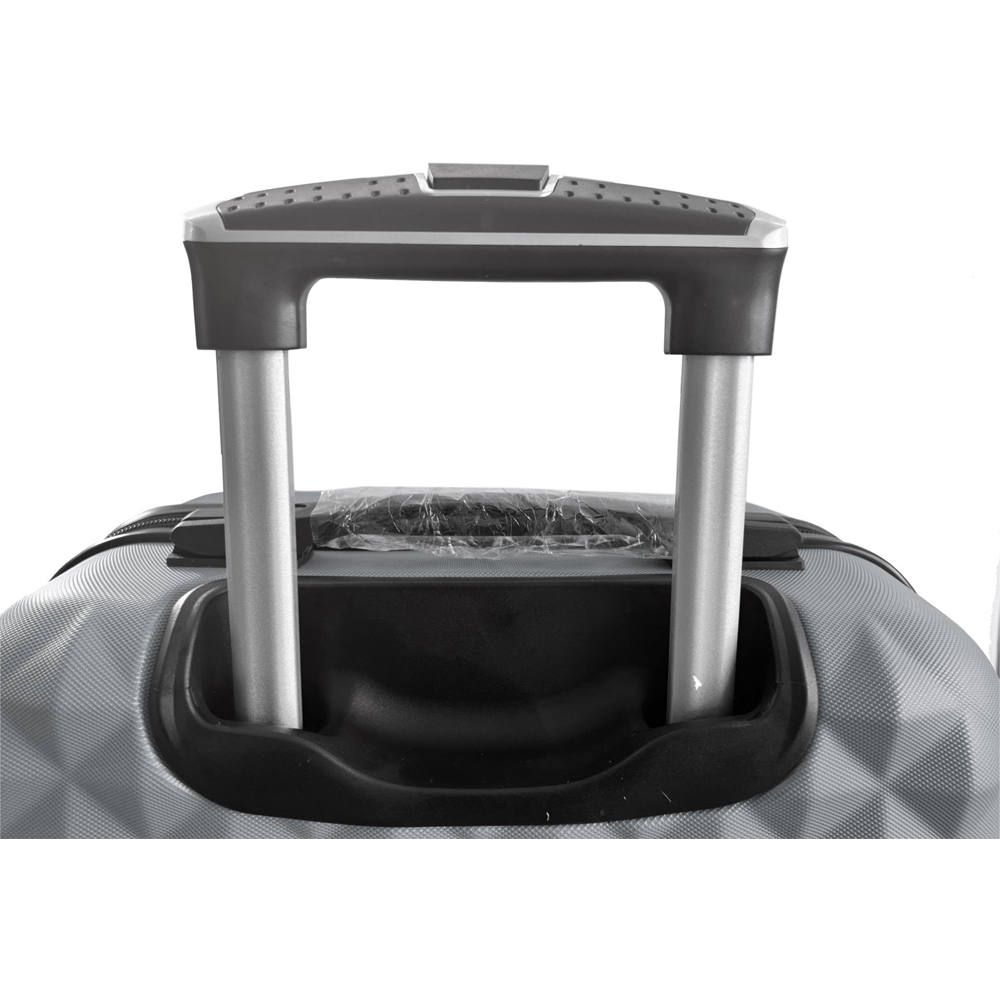 Groundlevel 4 Wheel Diamond Set of 3 Grey Luggage Suitcase Image 4