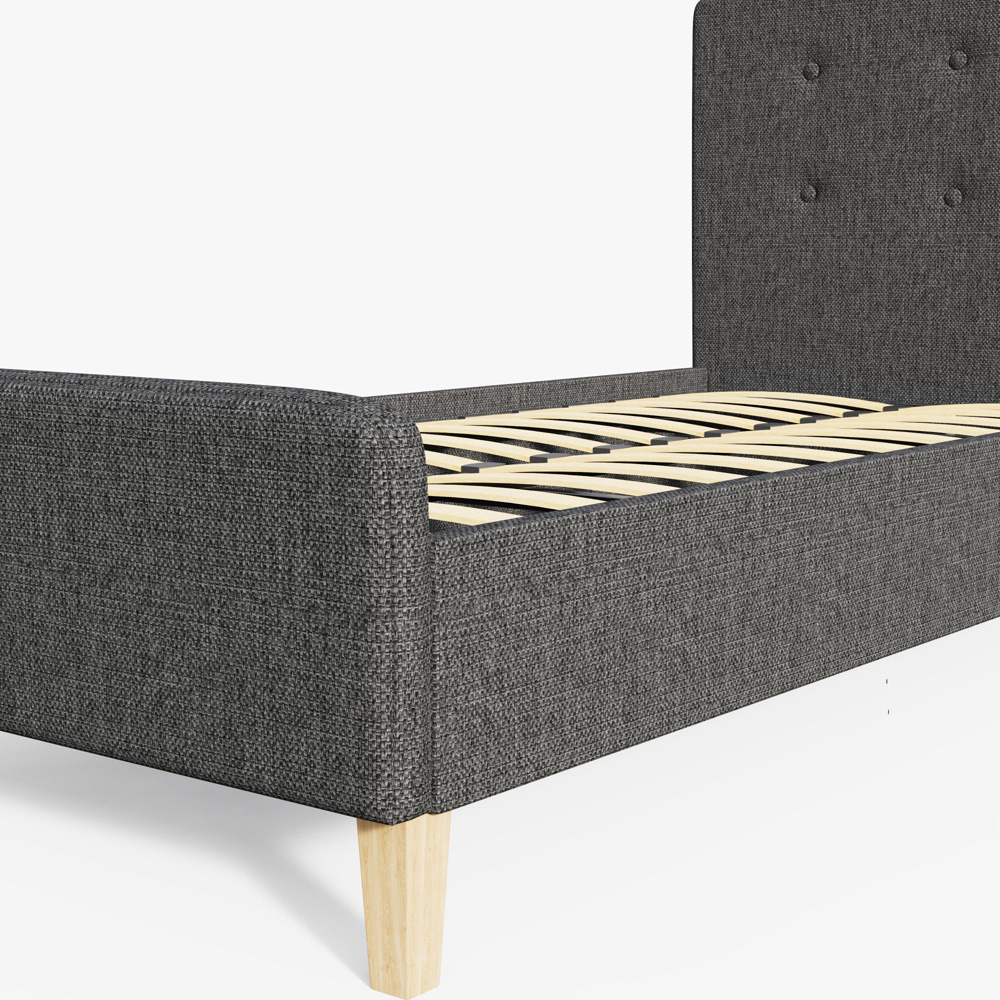 Ashbourne Bed Frame 90cm Grey Image 7