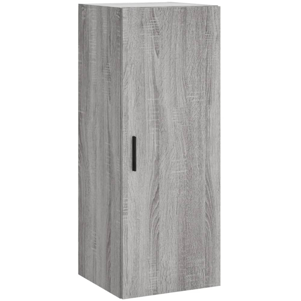 vidaXL Single Door Grey Sonoma Wall Mounted Cabinet Image 2