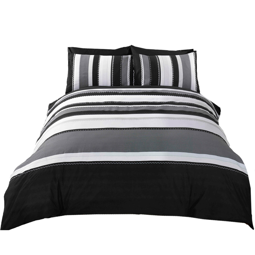 Rapport Home Detroit Single Grey Duvet Cover Set Image 2