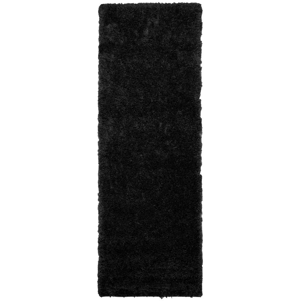 Homemaker Jazz Black Shaggy Runner 67 x 200cm Image 2