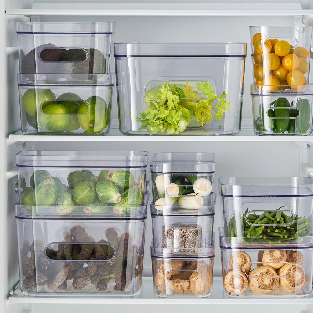 SmartStore Compact Clear Small Storage Box 1.5L 3 Pack Image 6