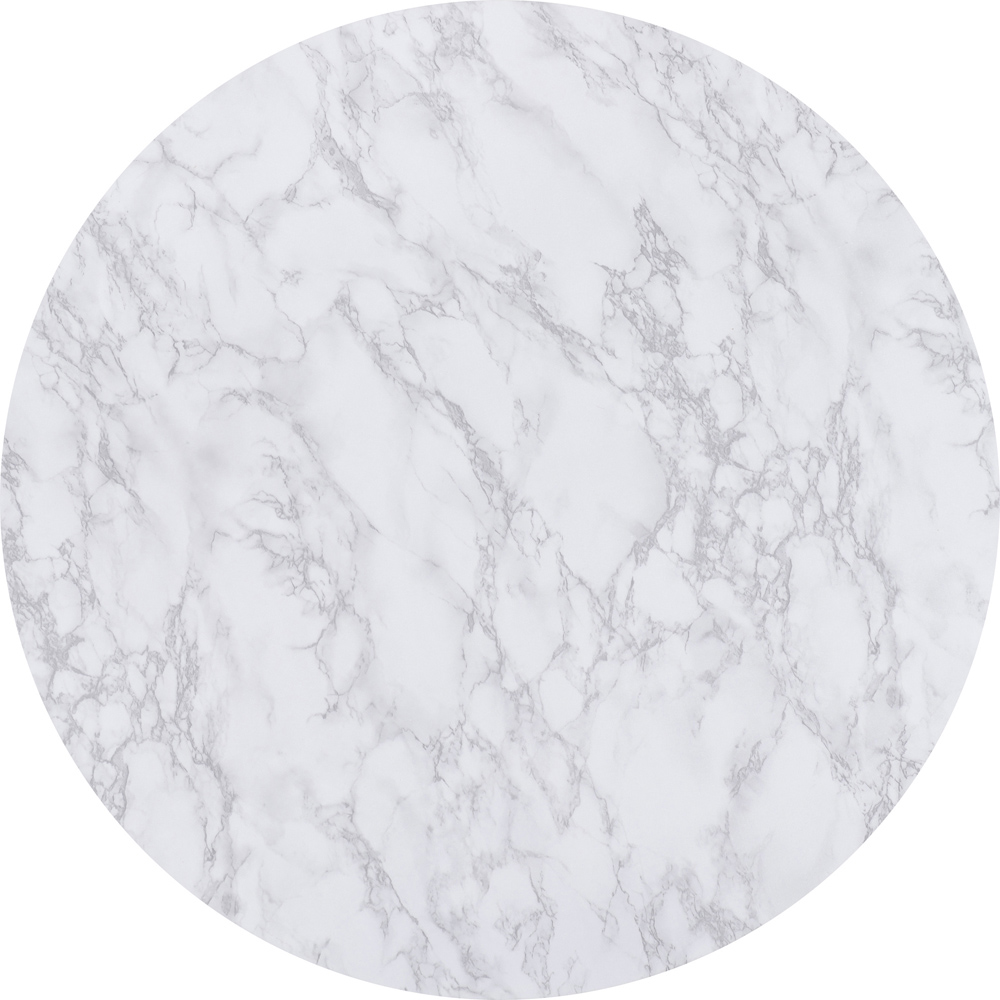 Seconique Dallas Marble and Gold Effect Round Nest of Tables Set of 2 Image 6