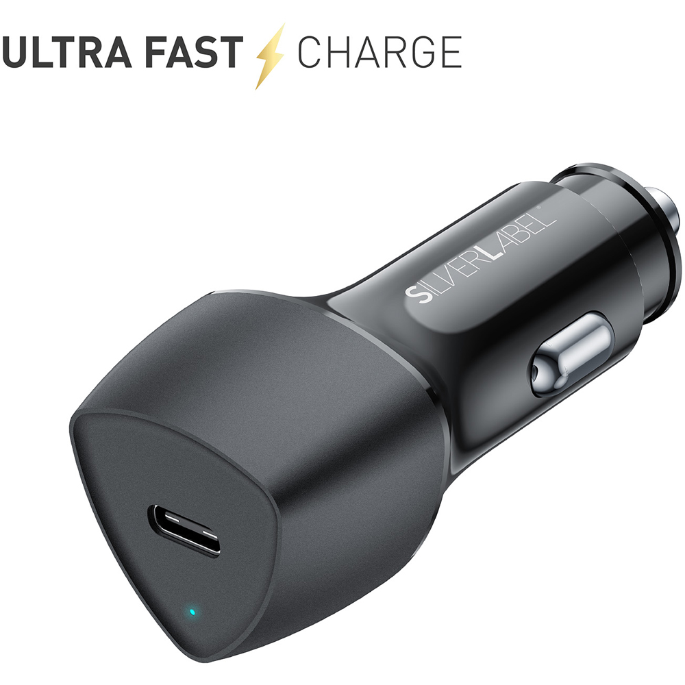 SilverLabel Black PD Car Charger 20W Image 5