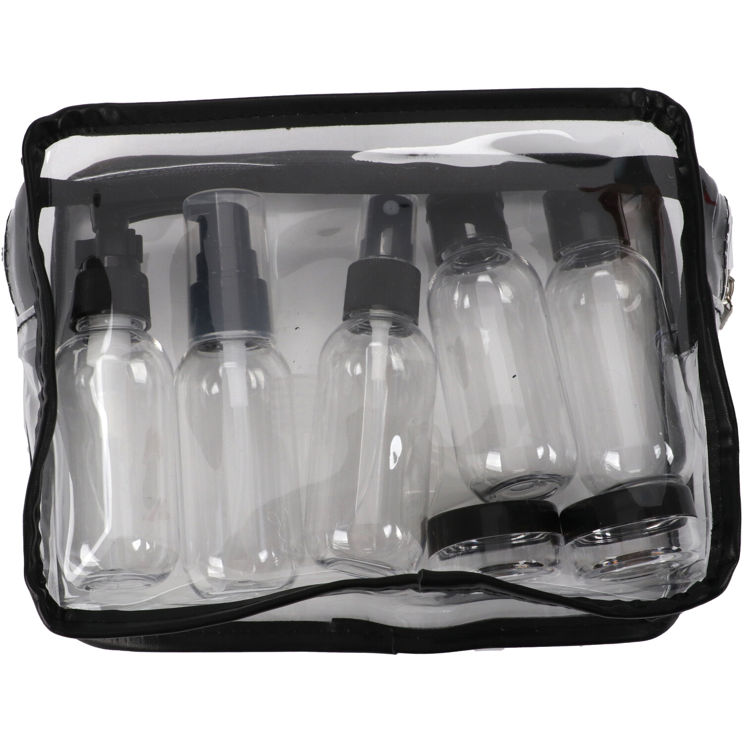 Black Travel Bottle 7 Pack Image 3
