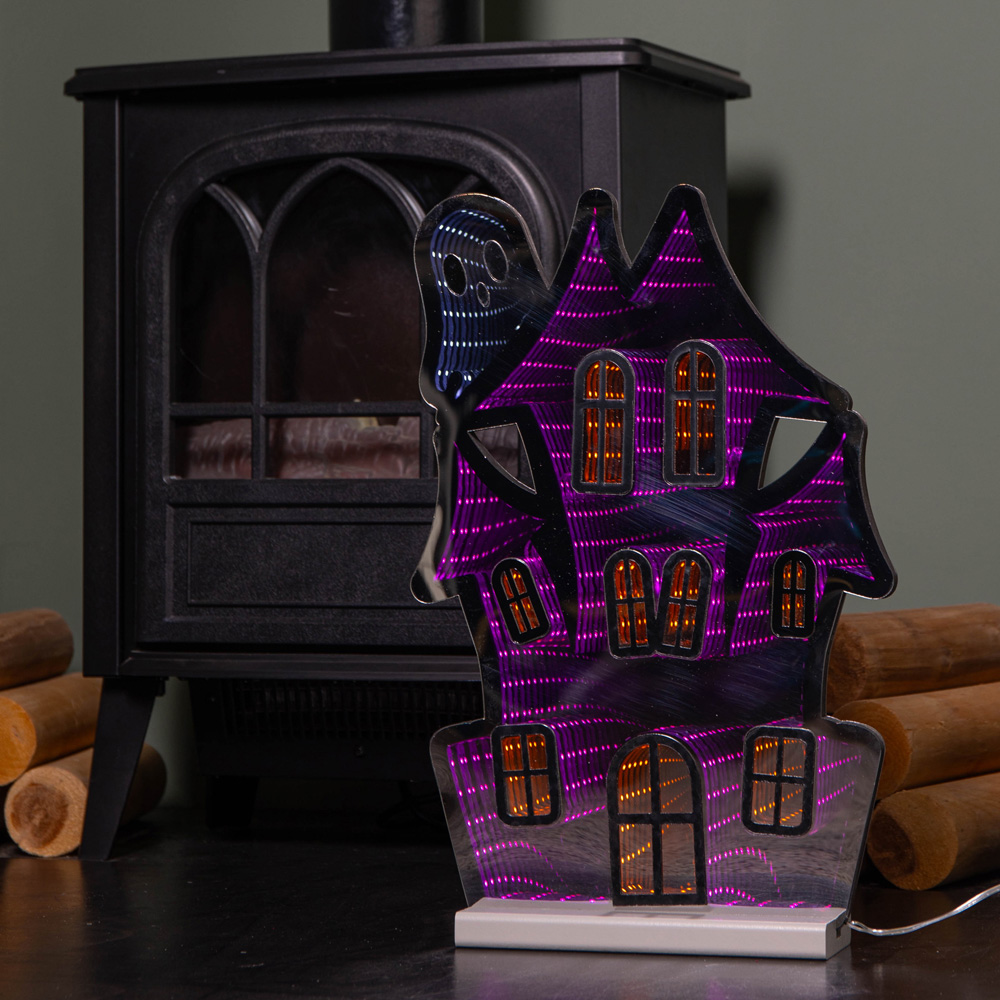 Samuel Alexander Halloween Light up House Infinity Decoration 40cm Image 7