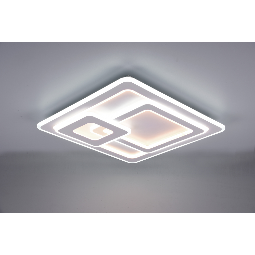 TRIO Mita Matt White LED Ceiling Light Image 3