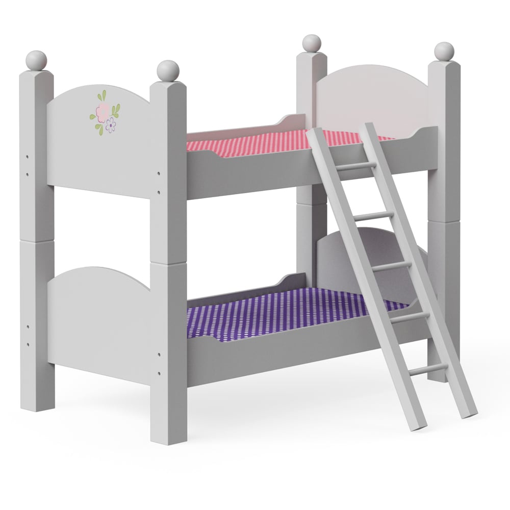Teamson Kids Olivia's Little World Little Princess Doll Double Bunk Bed 18 inch Image 4