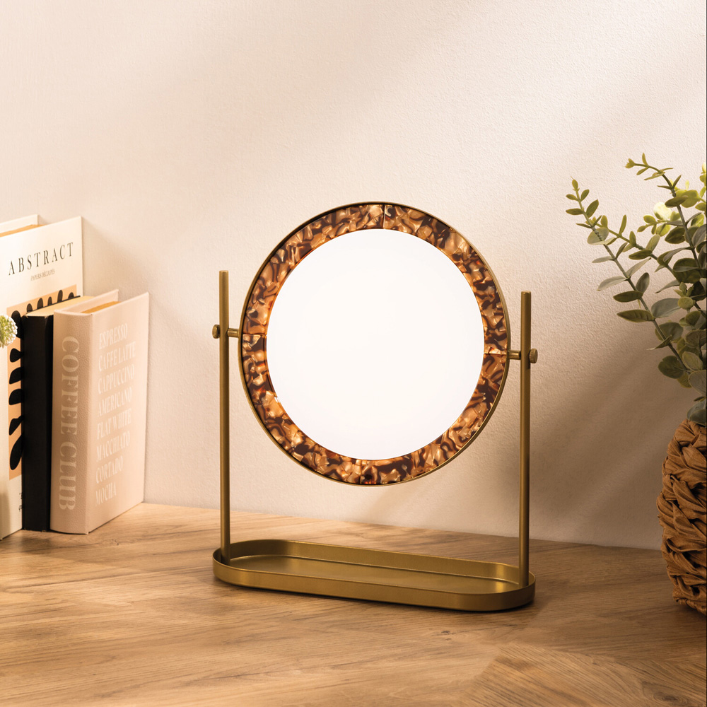 Tortoiseshell Desktop Mirror Image 8