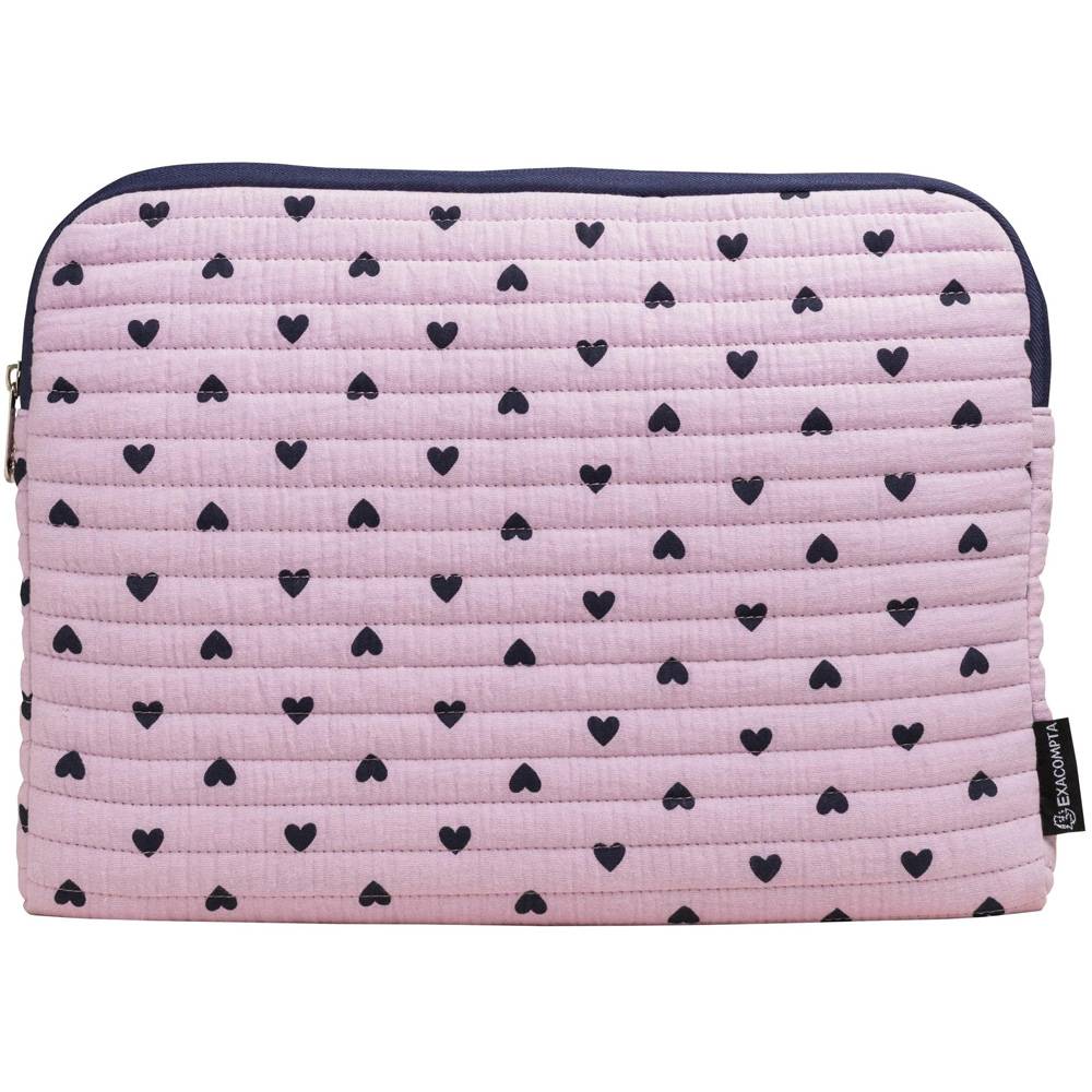 Exacompta Mauve 13-14 inch Hearts Laptop Sleeve Image