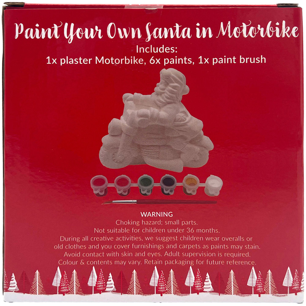 Paint Your Own Santa in Car or Motorbike Kit Image 6