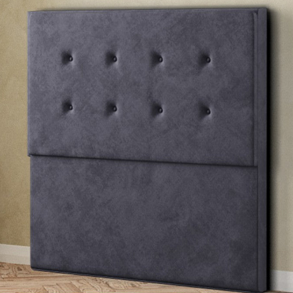 Eleganza Darlington Super King Size Steel Plush Floor Standing Headboard Image 1