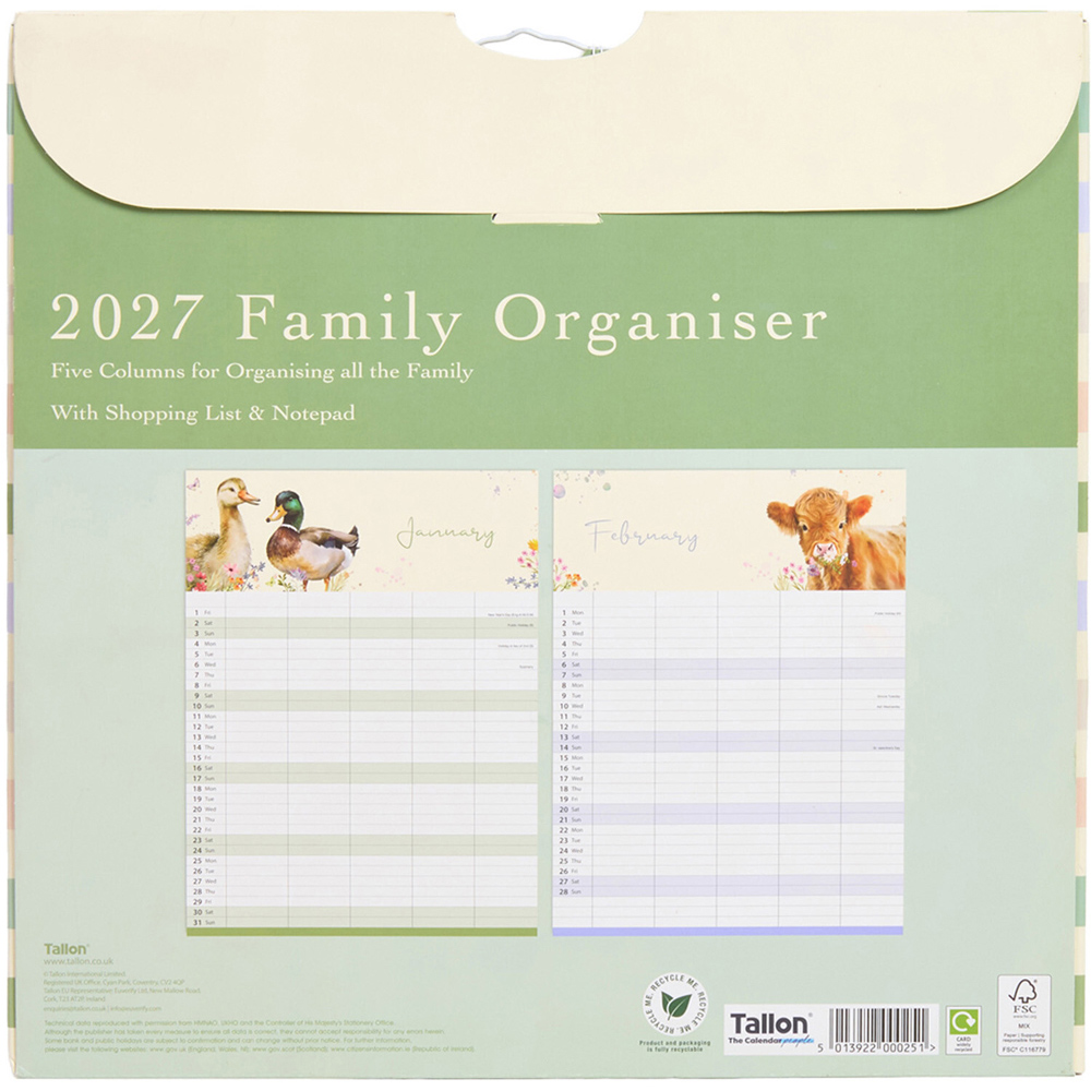 2027 Illustrated Family Organiser Image 7