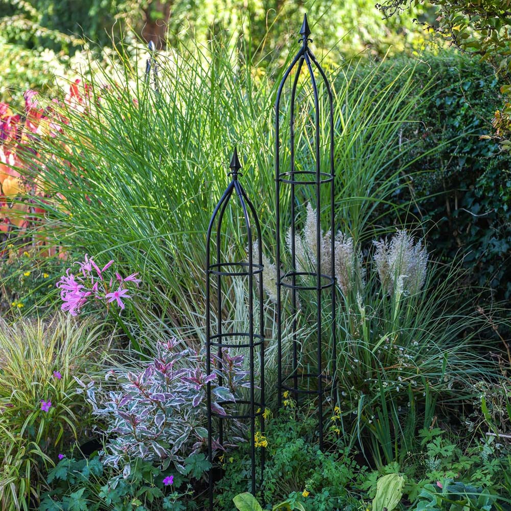 Garden Gear Metal Obelisk 1.6m 2 Pack Image 2