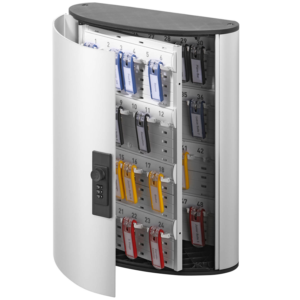 Durable Key Safe 48 Keys Combination Lock Box with 6 Key Clips Image 1