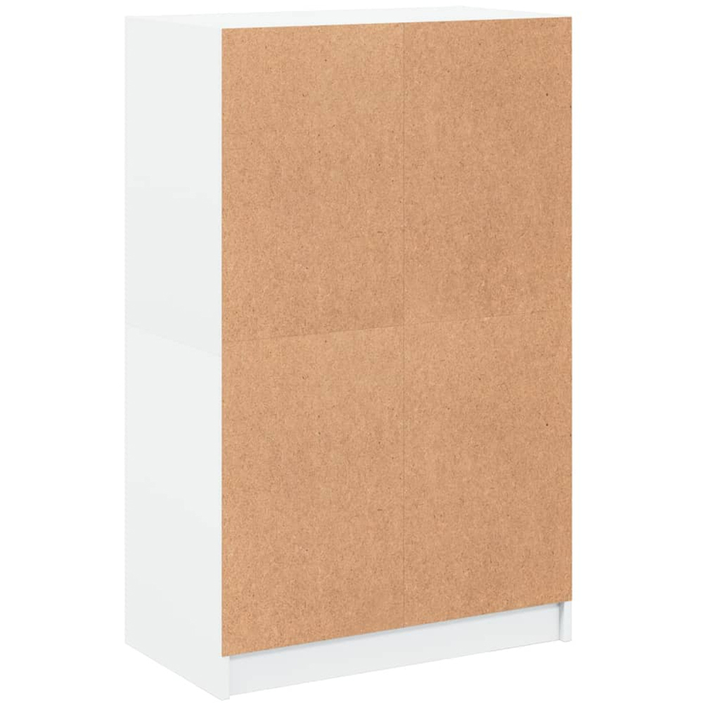 vidaXL 6 Door White Narrow Highboard Image 7