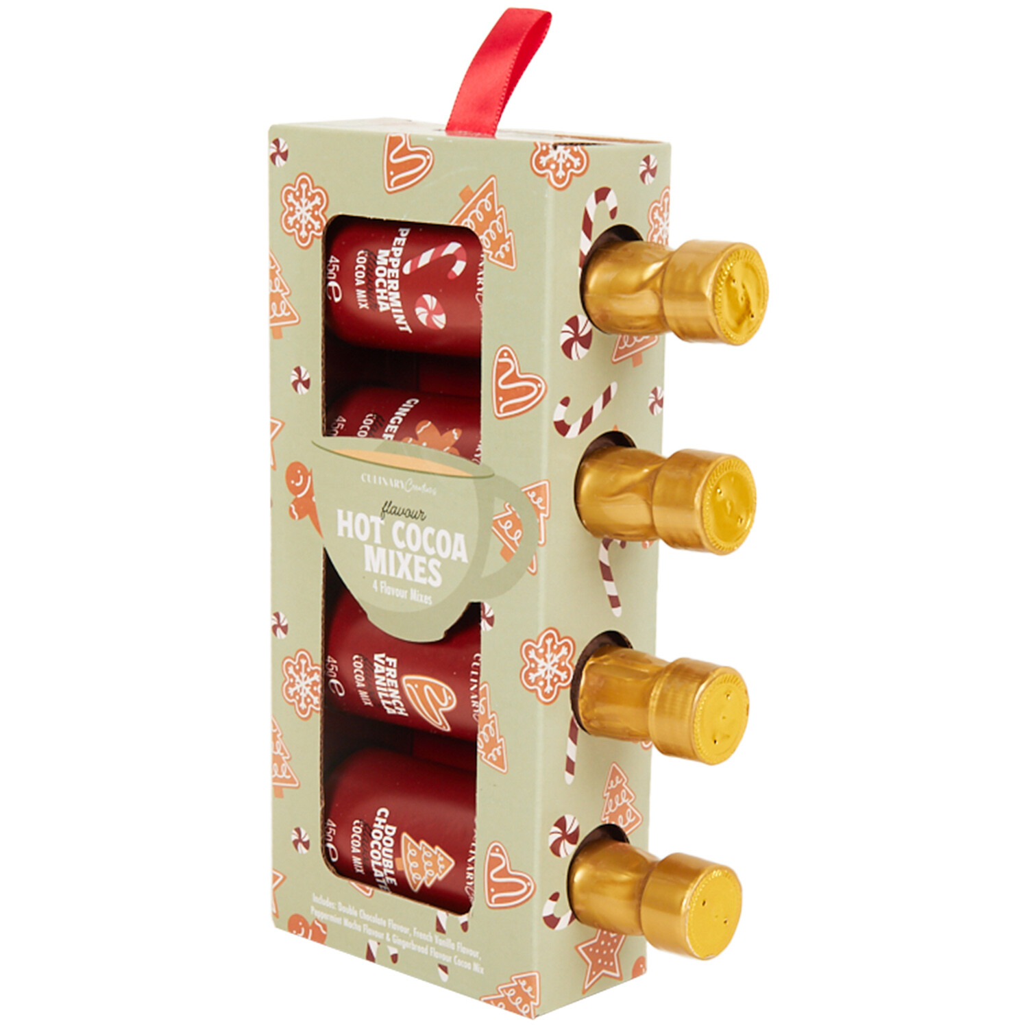Pack of 4 Cocoa Mixes - Red Image 2