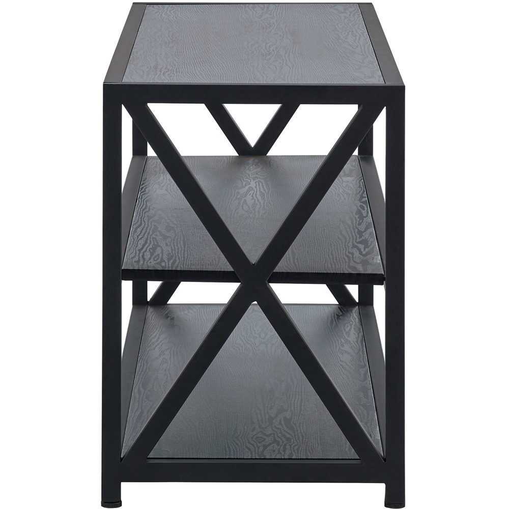 Julian Bowen Lima 2 Shelf Black Ash TV Unit Wilko