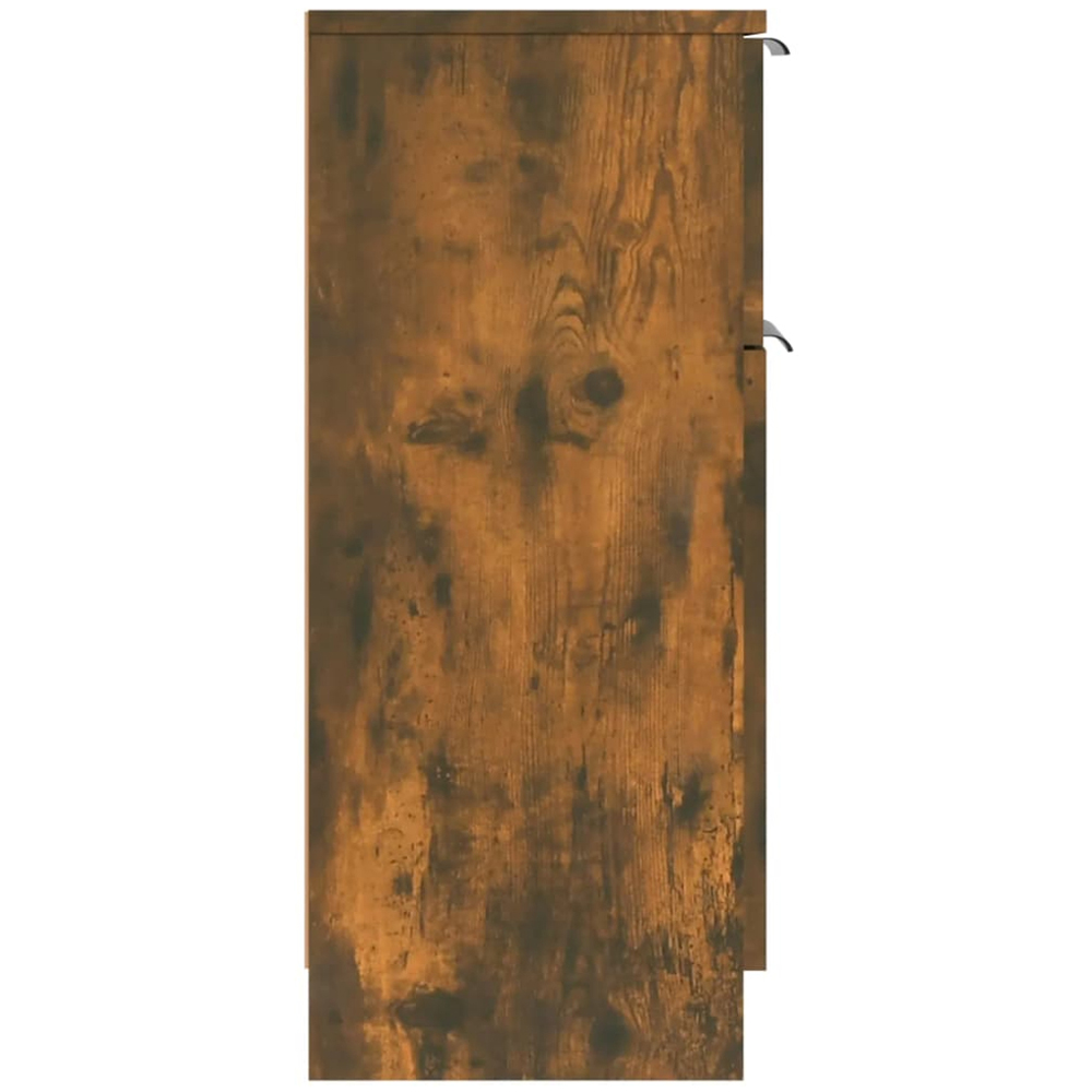 vidaXL Single Door Single Drawer Brown Sideboard Image 6