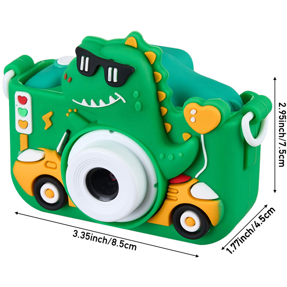 H&O Direct Kids Dinosaur Dual Lens Digital Camera with 32GB Memory Card Image 5