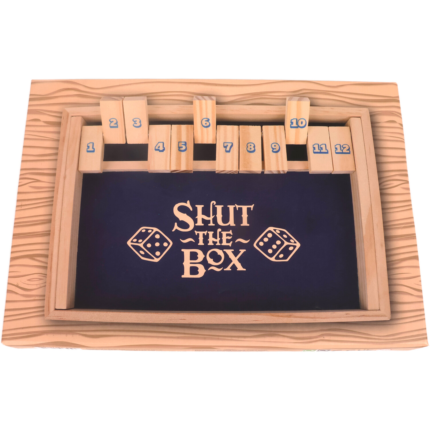 Shut the Box Dice Game Natural Image 1