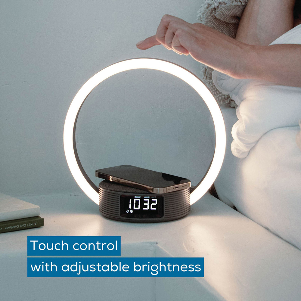 Beurer Colour Changing LED Wake Up Light with Wireless Qi Inductive Charger Image 6