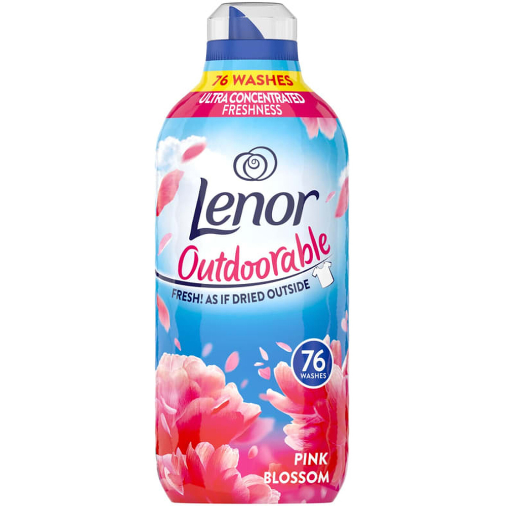 Lenor Outdoorable Pink Blossom Fabric Conditioner 76 Washes Image