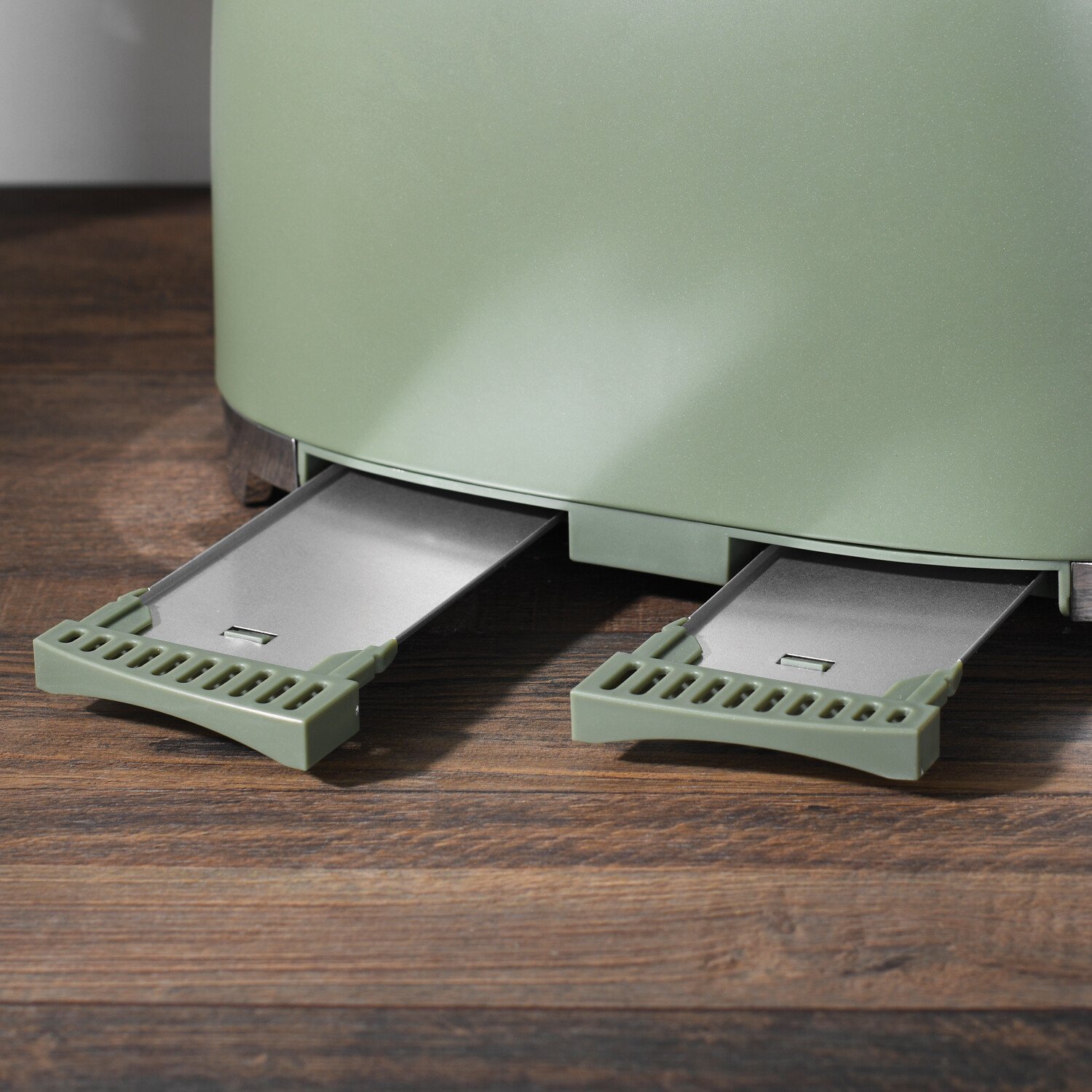 Kitchen Master Olive 4 Slice Stainless Steel Toaster - Green Image 4