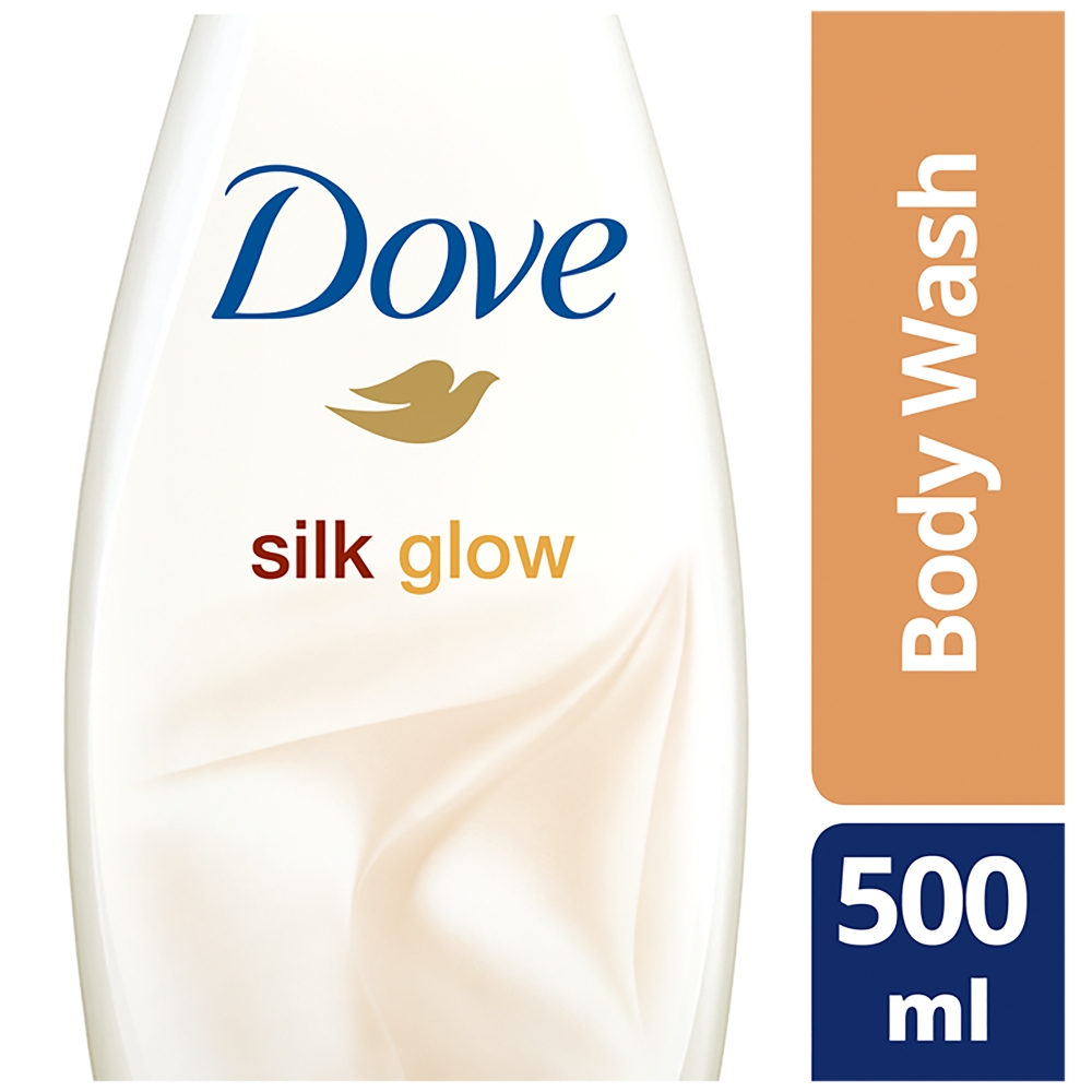 Dove Softening Silk Body Wash 500ml Image