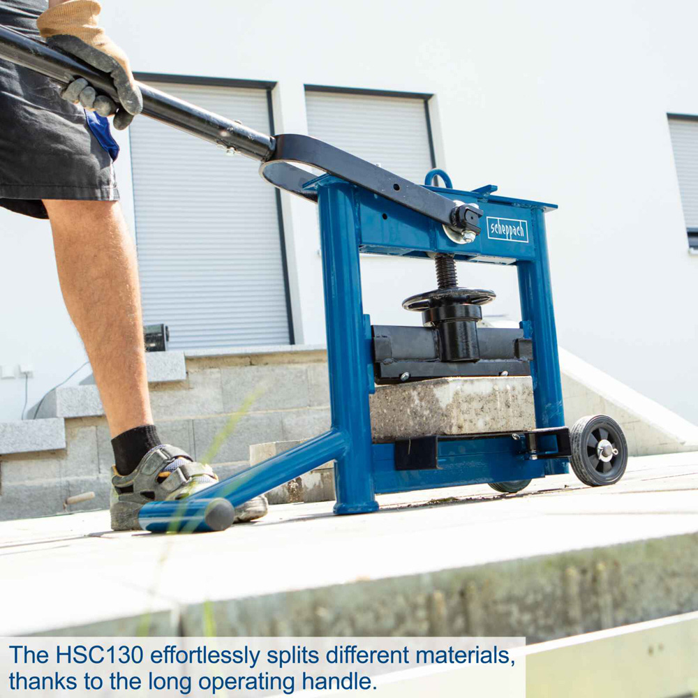 Scheppach HSC130 330mm Stone Splitter with 2 Blades Image 8